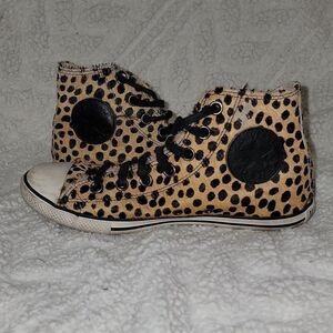 Converse Animal Hair Leather High Tops Chucks Made in Brazil BRA 36 US 7.5 / 8